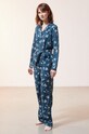 Etam - Spodnie piżamowe JUNE turkusowy 652312546
