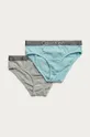 szary Calvin Klein Underwear - Figi dziecięce (2-pack) Dziewczęcy