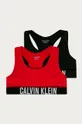 čierna Calvin Klein Underwear - Detská podprsenka (2-pak) Dievčenský