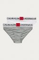 světle šedá Calvin Klein Underwear - Dětské kalhotky (2-pack) Dívčí