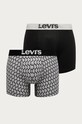 Levi's - Boxerky (2-pak) pletenina čierna 37149.0364