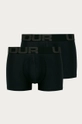 čierna Under Armour - Boxerky (2-pak) 1363618.001 Pánsky