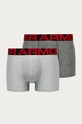 Under Armour - Bokserki (2-pack) 1363618.011 dzianina szary 1363618.011