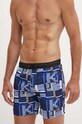 Karl Lagerfeld pantaloni scurti bleumarin KL20MBM11