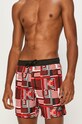 Karl Lagerfeld - Pantaloni scurti de baie rosu KL20MBM11