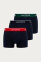 Lasoste boxeri (3-pack) boxeri bleumarin 5H3401