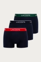 granatowy Lacoste bokserki (3-pack) 5H3401 Męski