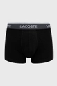 μαύρο Lacoste μπόξερ (3-pack) 5H3401