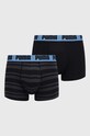 Puma bokserki 2-pack dzianina czarny 907838