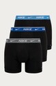 Boxerky Nike ( 3-pak) pletenina černá KE1007