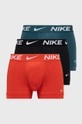 czerwony Nike Bokserki (3-pack) Męski