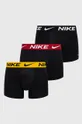 fekete Nike - Boxeralsó (3 db) Férfi