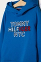 Tommy Hilfiger - Detská mikina 116-176 cm  Základná látka: 70% Bavlna, 30% Polyester Podšívka kapucne : 100% Bavlna Elastická manžeta: 97% Bavlna, 3% Elastan