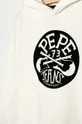 Pepe Jeans - Detská mikina Saymon 128-176 cm  Základná látka: 100% Bavlna Prvky: 95% Bavlna, 5% Elastan Podšívka kapucne : 100% Bavlna Úprava : 100% Bavlna