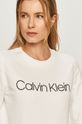 bílá Calvin Klein - Bavlněná mikina