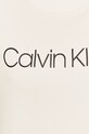 Calvin Klein - Bavlnená mikina K20K202157 biela