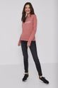 Calvin Klein - Bluza bawełniana K20K202157 różowy