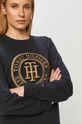 sötétkék Tommy Hilfiger - Pamut melegítőfelső