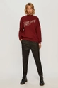 Pepe Jeans - Hanorac de bumbac Chelsie PL580988 burgundia AW20