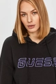 čierna Guess Jeans - Mikina