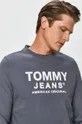 modrá Tommy Jeans - Bavlnená mikina