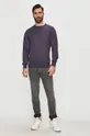 Calvin Klein Jeans - Mikina fialová