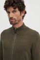 Armani Exchange cardigan din bumbac 8NZE4D.ZM8CZ verde