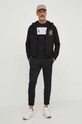 Armani Exchange Hanorac de bumbac 8NZMPP.ZJ1ZZ negru AA00