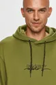 zielony adidas Originals - Bluza bawełniana GD9278
