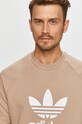 adidas Originals - Hanorac de bumbac GD9927 maro GD9927