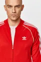 czerwony adidas Originals - Bluza GF0196