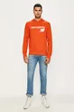 New Balance - Bluza MT03901DBZ pomarańczowy