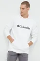 λευκό Μπλούζα Columbia CSC Basic Logo Ανδρικά