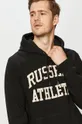 czarny Russell Athletic - Bluza bawełniana