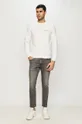 Calvin Klein Jeans - Bluza bawełniana J30J319226 biały
