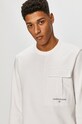 Calvin Klein Jeans - Mikina J30J316684 biela
