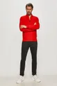 Tommy Jeans - Bluza bawełniana DM0DM09427 czerwony