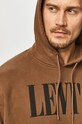Levi's - Bavlnená mikina hnedá 38479.0012