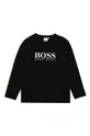 čierna Boss - Detské tričko s dlhým rukávom 116-152 cm Chlapčenský