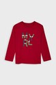 Mayoral - Longsleeve copii 92-134 cm print rosu 173.5C.MINI
