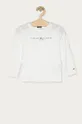 biela Tommy Hilfiger - Detské tričko s dlhým rukávom 104-176 cm Chlapčenský