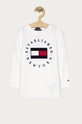 biały Tommy Hilfiger - Longsleeve dziecięcy 104-176 cm Chłopięcy