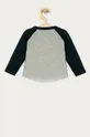 GAP - Detské tričko s dlhým rukávom 50-92 cm sivá