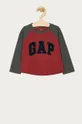 červená GAP - Detské tričko s dlhým rukávom 50-92 cm Chlapčenský