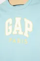 GAP - Detské tričko s dlhým rukávom 74-110 cm modrá