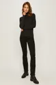 Calvin Klein Jeans - Tričko s dlhým rukávom čierna