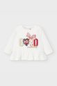 krémová Mayoral - Detské tričko s dlhým rukávom 68-98 cm Dievčenský