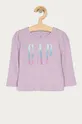 fialová GAP - Detské tričko s dlhým rukávom 74-110 cm Dievčenský