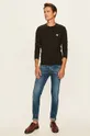 Guess Jeans - Tričko s dlhým rukávom čierna