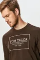 hnedá Tom Tailor Denim - Tričko s dlhým rukávom